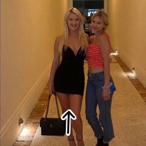 Cute LBD Super slimming and makes cleavage pop!